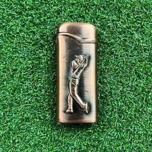 Vintage Bench Copper Golf Butane Lighter